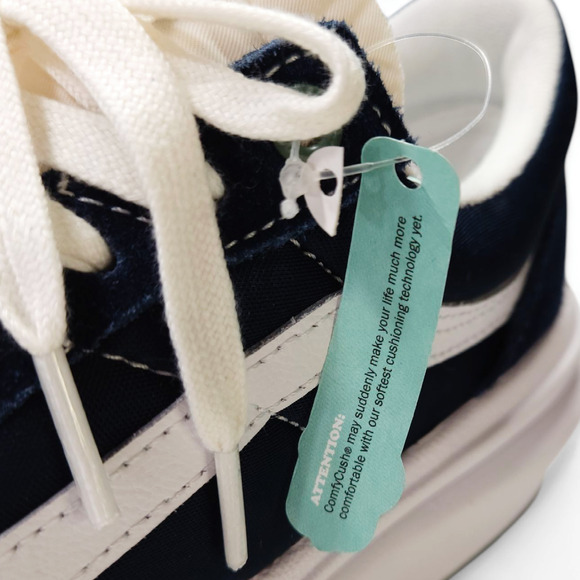 EUC Vans Old Skool Overt CC Pop Color Dress Blues Sneakers Platform Sz. 8M/9.5W - Picture 7 of 10